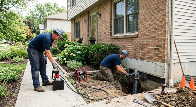 Settling Foundation Service in Chesterfield County, VA