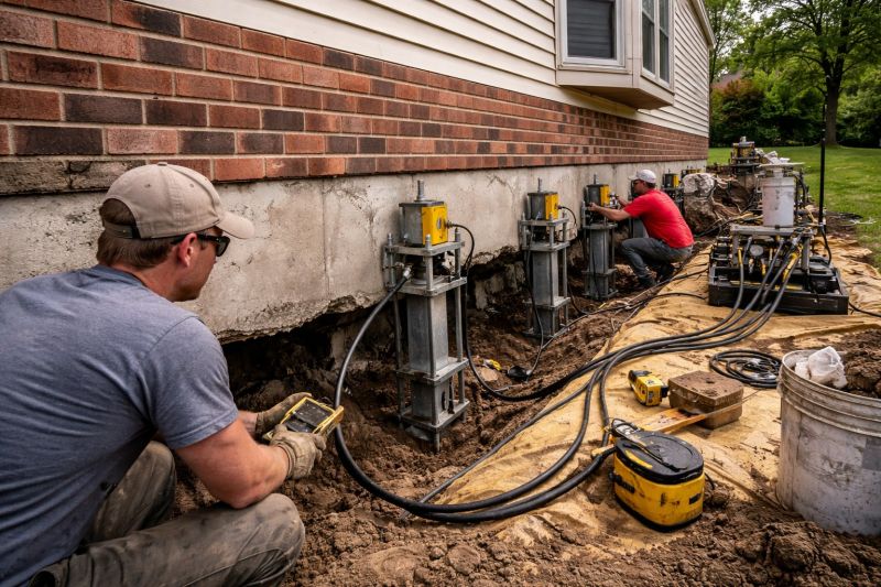 Settling Foundation Service in Goochland County, VA