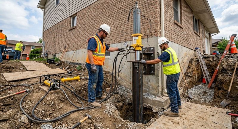 Settling Foundation Service in Midlothian, VA