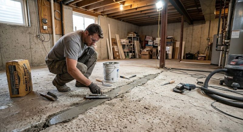 Slab Foundation Repair in Midlothian, VA