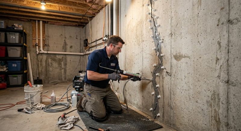 Structural Crack Repair in Midlothian, VA