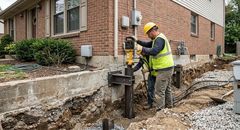 Structural Foundation Repair in Petersburg, VA