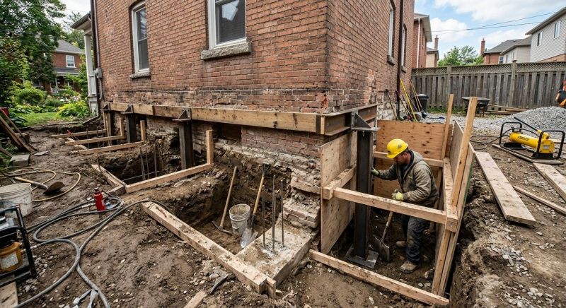 Structural Underpinning in Midlothian, VA