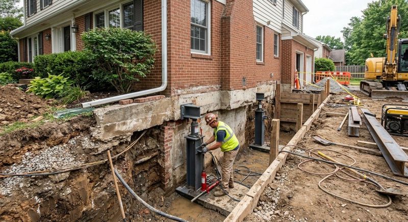 Structural Underpinning in Midlothian, VA