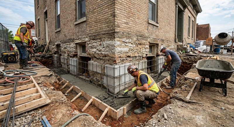 Underpinning Repair in Midlothian, VA